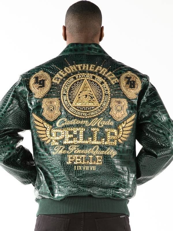 Pelle Pelle Men's Eye On The Prize Green Jacket